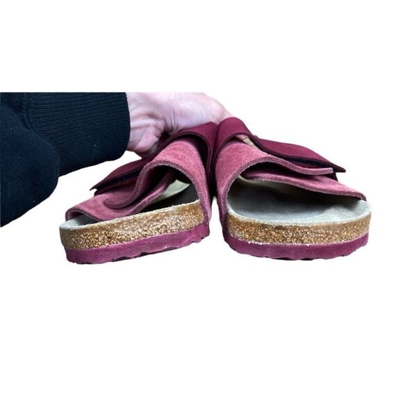 Birkenstock suede KYOTO burgundy - Picture 5 of 7